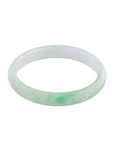 Pre-owned Bracelet Jadeite Bangle , 7" In Multi