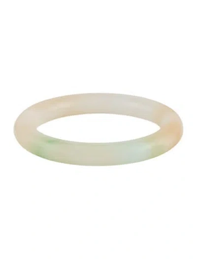 Pre-owned Bracelet Jadeite Bangle , 7.25" In Multi