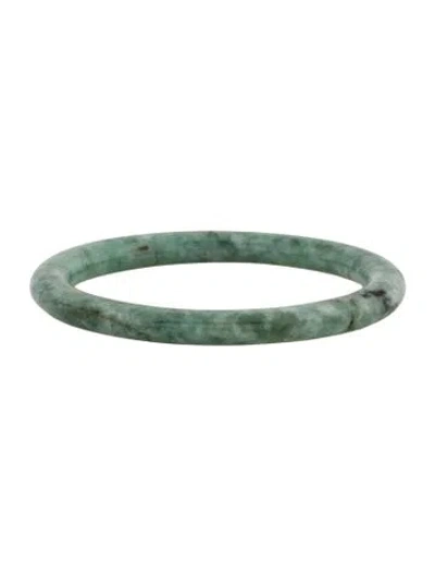Pre-owned Bracelet Jadeite Bangle , 7.25" In Multi