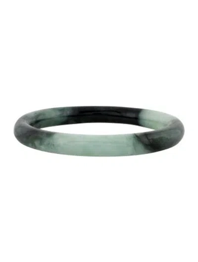 Pre-owned Bracelet Jadeite Bangle , 7.25" In Multi