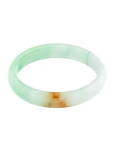 Pre-owned Bracelet Jadeite Bangle , 7.25" In Multi