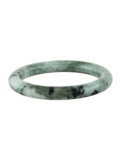 Pre-owned Bracelet Jadeite Bangle , 7.25" In Multi