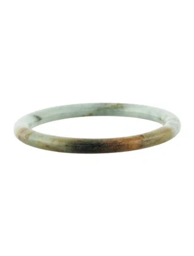 Pre-owned Bracelet Jadeite Bangle , 7.25" In Multi