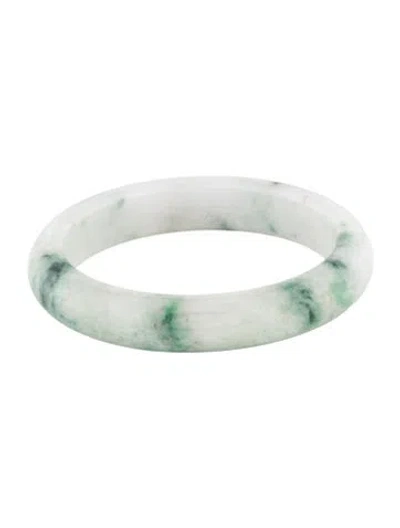 Pre-owned Bracelet Jadeite Bangle , 7.25" In Multi