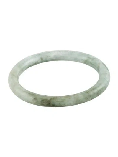 Pre-owned Bracelet Jadeite Bangle , 7.25" In Multi