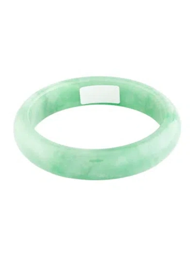 Pre-owned Bracelet Jadeite Bangle , 7.5" In Multi
