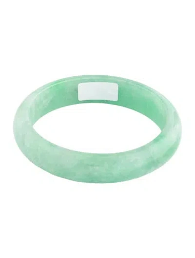 Pre-owned Bracelet Jadeite Bangle , 7.75" In Multi