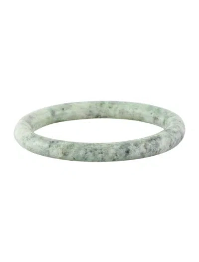 Pre-owned Bracelet Jadeite Bangle , 8" In Multi