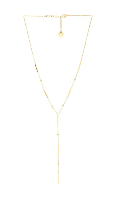 Bracha Arlo Lariat Necklace In Gold