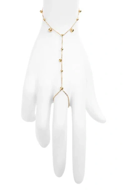 Bracha Bella Hand Chain In Purple