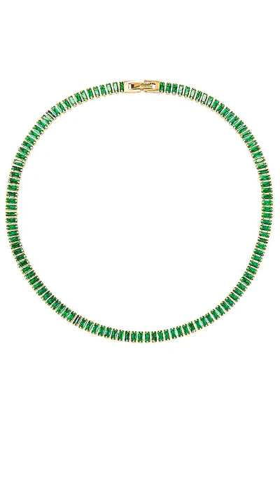 Bracha Candybar Necklace In Emerald