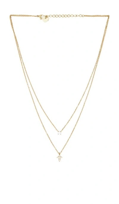 Bracha Grace Necklace In Yellow