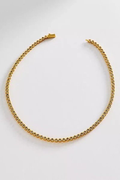 Bracha Mali Tennis Necklace In Transparent