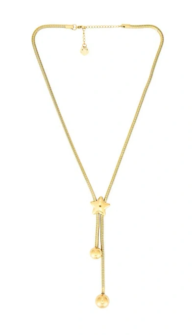 Bracha Maven Star Bolo Necklace In Gold