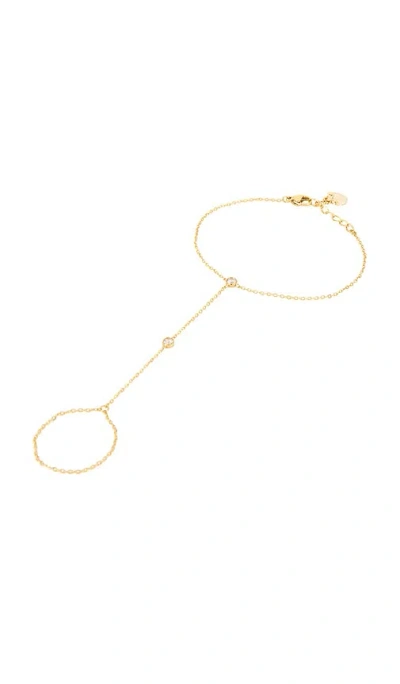 Bracha Mila Hand Chain In Gold