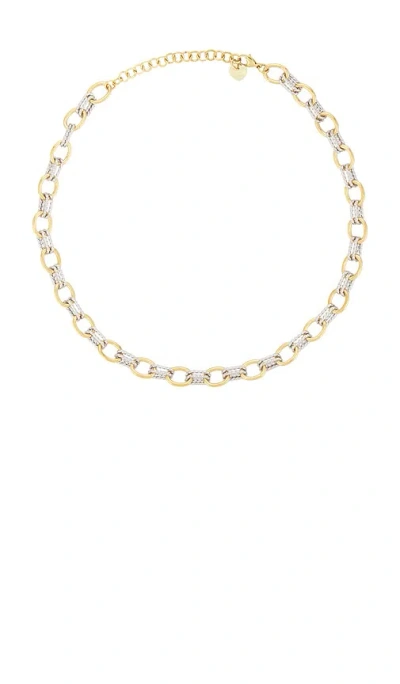 Bracha Mini Roxy Necklace In Gray