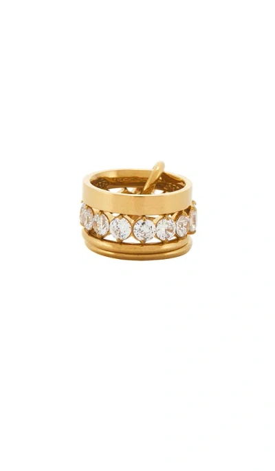 Bracha Reggie Stacked Ring In Gold