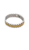 Bracha Armreif Rolly Two Tone 2.0 In Metallic Gold