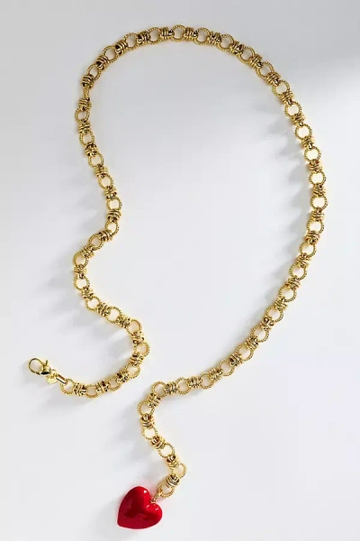 Bracha Rowan Necklace In Red