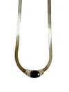 Bracha Women's Diana Necklace In Onyx In Gold