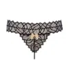 Bracli Women's Black Beverly G-string In Black