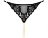 Bracli Women's Black London G-string In Black