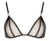 Bracli Women's Black Manhattan Crossed Bra In Black