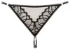 Bracli Women's Black Manhattan G-string In Black