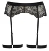 Bracli Women's Black Vienna Harness Garter In Black