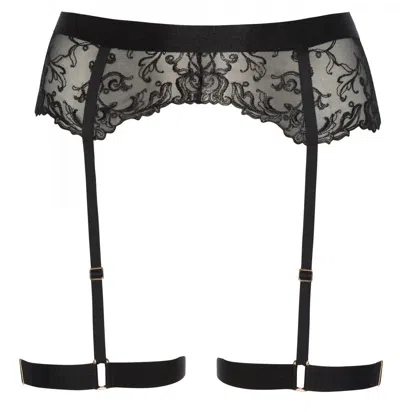 Bracli Women's Black Vienna Harness Garter