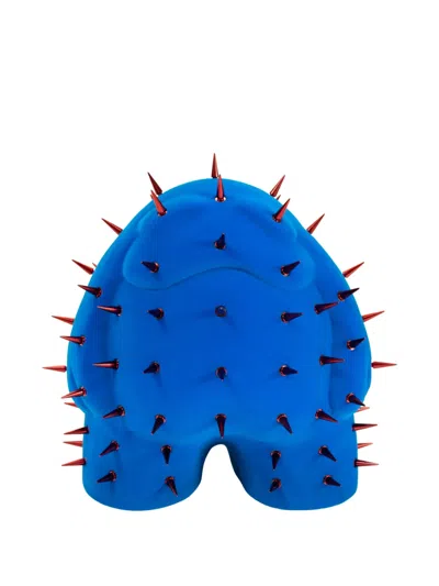 Brad Gunn Sodom Spike-embellished Sculpture In Blue