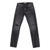 Bradford Row Men's Attis Selvage Denim Jean - Vintage Black In Black