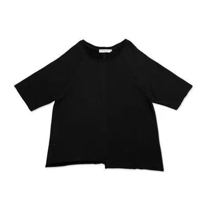 Bradford Row Men's Black The Milos Offset Tee