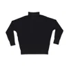 Bradford Row Men's The Don Dolman Turtleneck In Onyx Black In Black