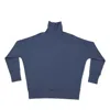 Bradford Row Men's The Don Dolman Turtleneck In Slate Blue In Blue