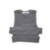 Bradford Row Women's Nyx Top - Grey In Grey