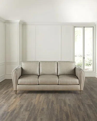 Bradington-young Brooklyn Leather Sofa, 84"