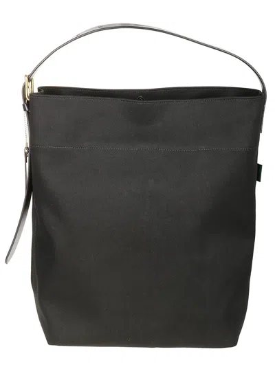 Brady Bags Leven Black Waterproof Cotton Canvas Handbag