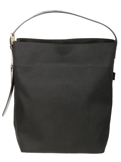Brady Bags Leven Black Waterproof Cotton Canvas Handbag