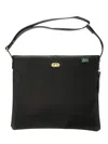 Brady Bags Waterproof Cotton Canvas Shoulder Bag In Black