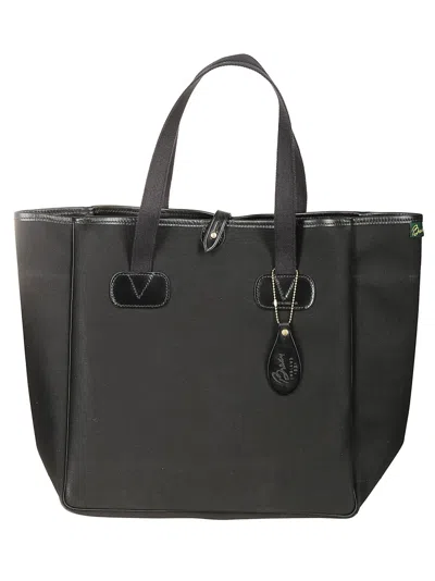 Brady Bags Waterproof Cotton Canvas Tote In Black