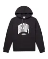 Brady Men's  Black Varsity Pullover Hoodie In Black