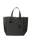 Brady Zip-up Shoulder Bag In Black
