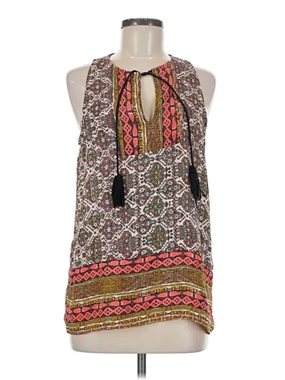 Pre-owned Braeve Sleeveless Blouse In Brown