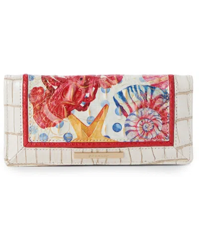 Brahmin Adelle Back Zip Bifold Wallet In Multi