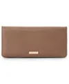 Brahmin Ady Belcanto Slim Trifold With Zip Pocket Wallet In Brown