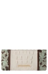 Brahmin 'ady' Croc Embossed Continental Wallet
