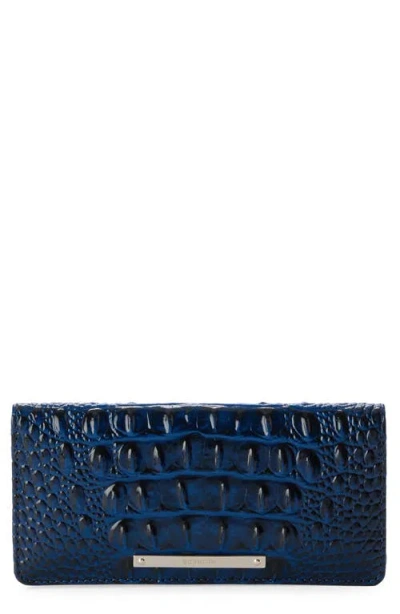 Brahmin 'ady' Croc Embossed Continental Wallet
