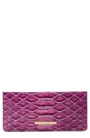 Brahmin 'ady' Croc Embossed Continental Wallet