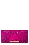 Brahmin Ady Leather Wallet In Voltage Violet